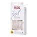 KISS Gel Fantasy Press-On Gel Nails - Short White Nail Kit with 24 Adhesive Tabs, Pink Gel Glue, Manicure Stick, Mini File - 28 Fake Nails - Buy Online on GoSupps.com
