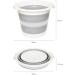 Foldable Large Bucket 30L Thickened Large Capacity Laundry Bucket Portable Household Foot Bath Plastic Bath Portable Portable (Color : Blue) ANXYL Present Journey Grey - Buy Online on GoSupps.com