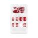 dijiusidy False Nail Perfect Matching Simple to Wear Fingernail Full Coverage Press Type Strong Viscosity Adjustable Paster Type 2 F741 Type 2 F741