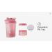 BlenderBottle ProStak System 22oz Shaker Bottle with Pill Organizer, Rose Pink - Buy Online on GoSupps.com