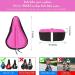 Kids Gel Bike Seat Cushion Cover | Breathable Memory Foam Saddle Pad for Children | Water & Dust Resistant | Pink | Liyamobu - Buy Online on GoSupps.com