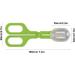 Zerodis Reptile Feeding Clamp Poop Tongs Reptile Feeding Tool Reptile Poop Scoop with Vents for Tortoise Lizard Spider (Green) - Buy Online on GoSupps.com