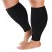 Wide Calf Compression Sleeves Women & Men  Plus Size Calf Leg Compression Sleeve 6XL for Shin Splints Leg Pain Relief Support  Varicose Vein  Swelling  Edema  Travel  XXXXXX-Large Wide Ankle Size XXXXXX-Large Black