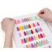 Minkissy 1pc Nail Color Book Nail Color Display Chart Nail Practice Tool Uv Gel Nail Polish Nail Polish Sample Cards Color Card Book Chart Nail Display Book Tools Manicure Set Abs - Buy Online on GoSupps.com