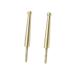 Mikikit Brass Hooks 2pcs Brass Coat Hook Wall Mounted Clothing Rack Door Hanger Hook Household Hook Single Key Chain 5x0.8cm As Shown