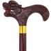 Wooden Cane Solid Walking Stick Crutch Genuine Wood Walking Stick for The Elderly Solid Wood Cane Walking Stick Subtle Texture Low Profile Luxury for Elderly Seniors Lucky Star - Buy Online on GoSupps.com