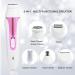 5-in-1 Facial Hair Remover & Eyebrow Trimmer - Electric Hair Removal Epilator for Women | Pink Beauty Tool - Buy Online on GoSupps.com