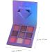 Mipcase Makeup Plattete 9 Glitter Eye Shadow Shimmer Eyeshadow Makeup Palette Eyeshadow Palette Bright Light Sequins Micowave 1 count (Pack of 1) Purple - Buy Online on GoSupps.com