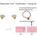 Handmade Lace Cat Ears Headband | Cute Girl Hair Accessories - Buy Online on GoSupps.com