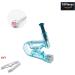 10pcs Disposable Safety Sterile Ear Piercing Gun Unit Tool With Ear Stud Asepsis Pierce Kit (Silver Pink) - Buy Online on GoSupps.com