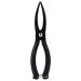 Soluptanisu Fish gripper fish gripper plastic Fish flu ABS lightweight stainless steel fish pliers fishing claw Fish lip holder lock clamp black