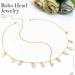 Zoestar Boho Head Chain Gold Leaf Tassel Hair Jewelry Bridal Headpiece Festival Headband for Women and Girls - Buy Online on GoSupps.com
