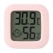 Humidity Meter Gauge Long Battery Life Large Screen High Precision Temperature Monitor Great Pink