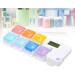 SUPVOX Pill Case Reminder Smart Digital Alarm Pill Box 7 Compartments Medicine Case Organizer for Travel School Office Older Without Battery (Rainbow) - Buy Online on GoSupps.com