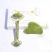 ""GLOW LUX Jade Roller & Gua Sha Facial Tool Set: Boost Radiance and Relaxation with Gentle Massage - Reduce Puffiness Improve Circulation and Enhance Skincare Routine"" Green