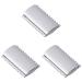 Minkissy 3 x durable blade razor tool edge for shaving protection comb alloy trimmer pattern without double manual vagina safety zinc alternative replacement head supplies home salon silver x 3 pieces mediumx3pcs