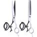 Hairdressing Scissors Set Hair Scissors Professional Stainless Steel Hair Cutting Scissor Thinning Scissors Hair-6.0 Inch