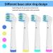 Replacement Toothbrush Heads for Oral B Braun - Soft Bristle Electric Toothbrush Heads (4PCS) - Small Medium Large Sizes - Gentle Cleaning - Buy Online on GoSupps.com