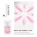 Aksod Pink Gradient Press on Nails with Butterfly Glitter Long Square Coffin False Nails for Women and Girls - Buy Online on GoSupps.com