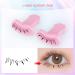 Durratou Women Eyelash Stamps Tool Eye Makeup Tool DIY Lower Lashes Extensions Natural Look for Make Up Beginner False Eyelash Durable Easy to Use Pink - Buy Online on GoSupps.com