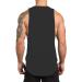 Muscle Killer Men's 3 Pack Gym Workout Stringer Tank Tops - Black, Apricot, Dark Purple | Bodybuilding Fitness T-Shirts - Large - Buy Online on GoSupps.com