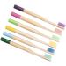 FRCOLOR 12 Pcs Bamboo Charcoal Toothbrush Set | Eco-Friendly Soft Wooden Toothbrushes for Kids & Adults - Travel Ready - Buy Online on GoSupps.com