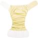 Adult Cloth Diaper - Reusable Washable Adjustable Nappy - Yellow - Buy Online on GoSupps.com
