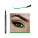 Cat Eye Makeup Waterproof Neon Colorful Liquid Eyeliner Pen Make Up Comestics Long-lasting Black Eye Liner Pencil Makeup Tools (green)