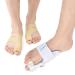 Heasoy Bunion Corrector for Women & Men Bunion Pads Relief Sleeves - Gel Cushion Pads - Hallux Valgus Relief - Toe Straightener for Bending Toe Overlapping Toe Turf Toe (2 Pairs)