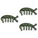 Beavorty 3st massage comb from Jade scalp massager Hand massage combing massage tools Simple massage comb jade massage comb Creative massage comb body 3D leather tools 11.50x1.50cmx3pcs Gr nx3stk