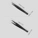 Premium Stainless Steel Tweezers Set - 4 Precision Polishing Antistatic Tweezers for Beauty & Personal Care - Buy Online on GoSupps.com