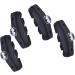ELAPCO Bike Brake Pads 4 PCS + Installation Tool | C-Shaped 50MM Pads for Mountain Bike | Ideal Road Brake Pads | Reliable in Wet Conditions - Buy Online on GoSupps.com