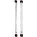 Eyeshadow Brush Silver Professional Soft Hair Eyelid Brush Double Ended Ergonomic for Makeup Artist for Home - Buy Online on GoSupps.com