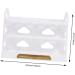 Uonlytech Egg Storage Box Clear Stand Egg Tray for Refrigerator Egg Drawer Egg Preservation Rack Organizer Dog White 25.5X20X10CM - Buy Online on GoSupps.com