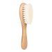 Sluffs Baby Head Brush  Soft Natural Goat Hair Baby Infant Head Massage Grooming Comb with Wooden Handle for Newborn and Toddler
