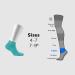 Cosyfeel Women Loose Diabetic Socks | 4-Pack Neuropathy Ankle Socks for Ladies | Super Soft Eco-Friendly Bamboo Material | Durable with Seamless Toe | Multicolour Patterns | 4 Seasons 7-9 1/2 BLUE CURACAO - Buy Online on GoSupps.com