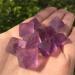 3 Pieces Natural Fluorite Crystal Rock Stone Stone Raw Specimen Quartz Crystal Aquarium Decoration Can be Used for Home Office Decoration - Buy Online on GoSupps.com