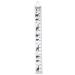 Growth Chart for Children Wood Wall Hanging Kid Height Measuring Ruler Room Home Decoration(B)