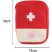 Buy Mini First Aid Bag - Portable Empty Medication Storage Bag - Red Medicine Organizer - Buy Online on GoSupps.com