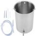 Buy Knklistier Eimer Kit - Reusable Stainless Steel Enema Kit for Home Use | Unisex Intimate Cleaning Device with Flow Control | Perfect for Coffee & Water Enemas - Buy Online on GoSupps.com