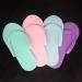Holibanna 12 Pairs Disposable Colorful EVA Foam Slippers for Travel & Hotel Nail Art Pedicure - Random Colors - Buy Online on GoSupps.com