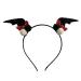 amangul Antlers Headband Hair Hoop Devil Wing Headband Christmas Deer Horn Headband Christmas Hair Hoop Headband n Antlers(Green)