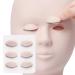 3 Pairs Removable White Eyelids for Eyelash Extension Practice Head - Lifelike Realistic Eyelids - Buy Online on GoSupps.com