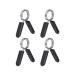 Kaggepeza dumbbell closures 4 pieces of spring clip locks dumbbell bars lock for dumbbells Exercise weight lifting dumbbell attachment (30mm) Barbell Spring Clips