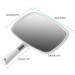 Large Snowflakes Hand Mirror with Handle - Handheld Hairdresser Mirror (White) - Buy Online on GoSupps.com