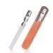 Olakin Stainless Steel Nail File Double Sided Metal Nail Buffer with Non-Slip Handle Nail Files with Leather Case for Men Women Children Manicure Cosmetics