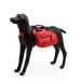 Blackdoggy dogs 2-in-1 water-repellible expedition backpack dishes with a removable saddle bag backpack for medium-sized and large dogs hiking camping travel (s) Small