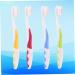 Minkissy 4-Pack Anti-Slip Children's Toothbrushes | Baby Oral Care Tools - Bristle Toothbrushes for Kids - Buy Online on GoSupps.com