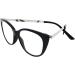Stylish Mini Cateye Reading Glasses for Women 1.5 Diopters Free Case Durable Plastic Frame Metal Iron International Shipping Available - Buy Online on GoSupps.com