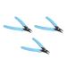 Nail Cuticle Nippers Cuticle Nippers 3 Pieces Easy Ergonomic Grip for Home for Thick Hard Toenails (Blue)